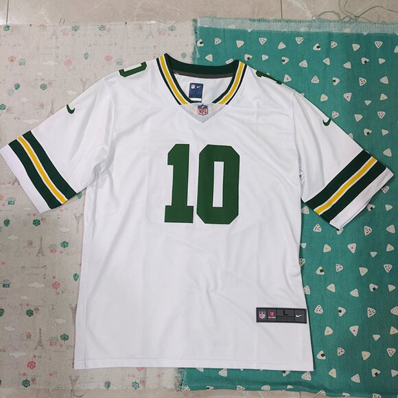 Green bay packers jordan love #10 white jersey - Picture 2 of 10